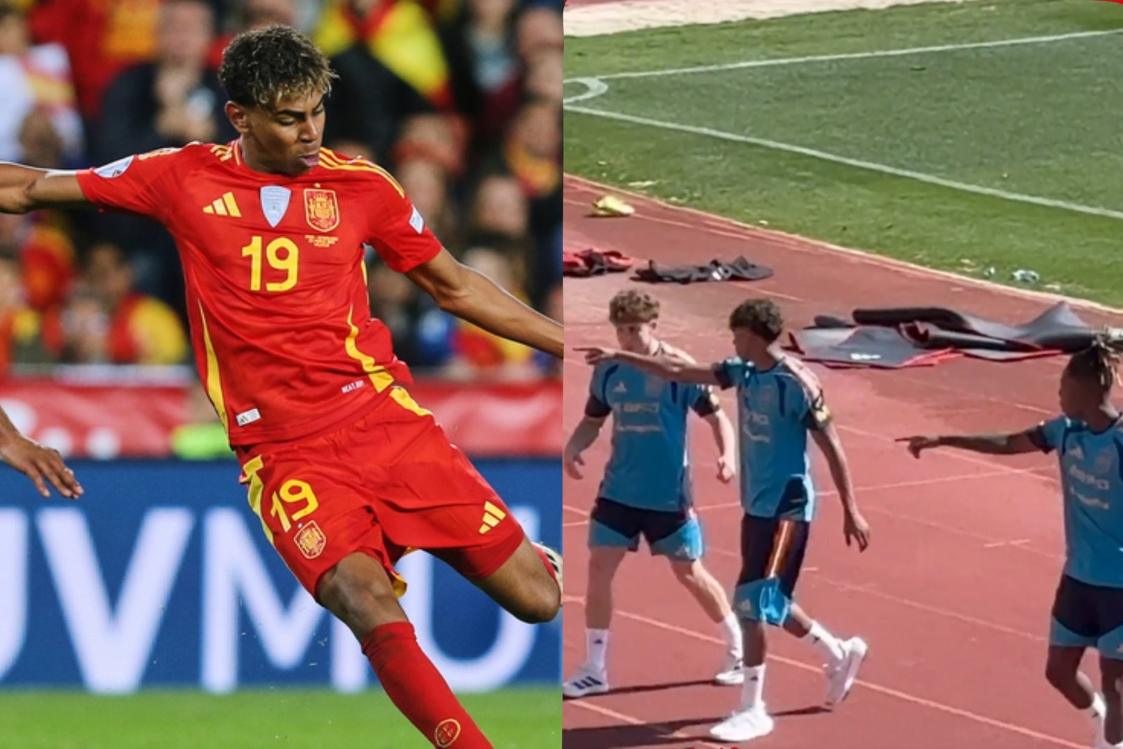 Lamine Yamal and Nico Williams Fail to Finish Spain Training in Worrying World Cup Development