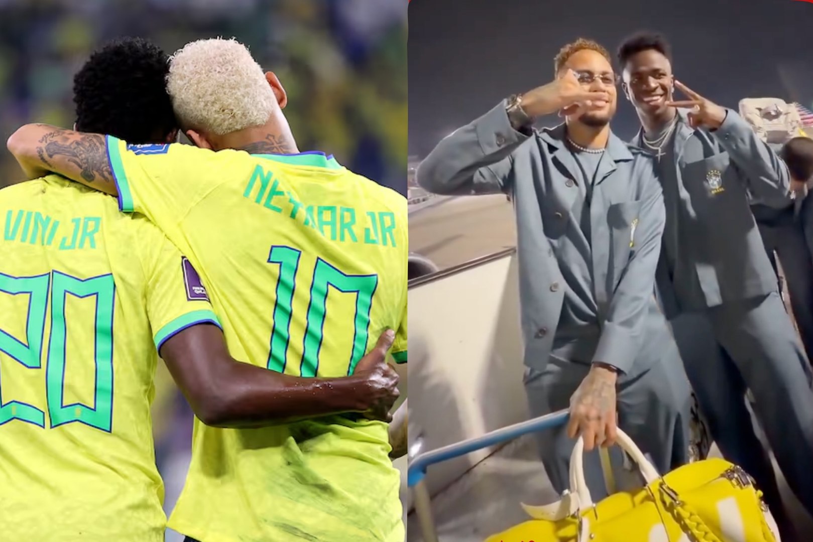Vinicius Junior and Neymar Show Unity After Rumored Tension Over Brazil Squad Selection