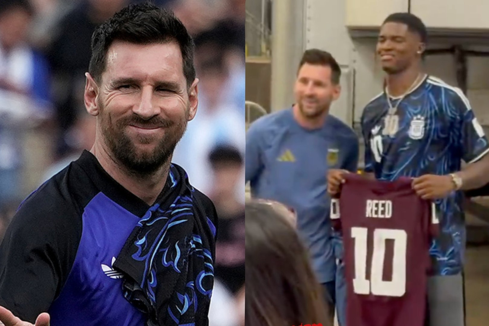 Messi Receives Special Texas A&M Gift from Marcel Reed After Argentina Match at Kyle Field